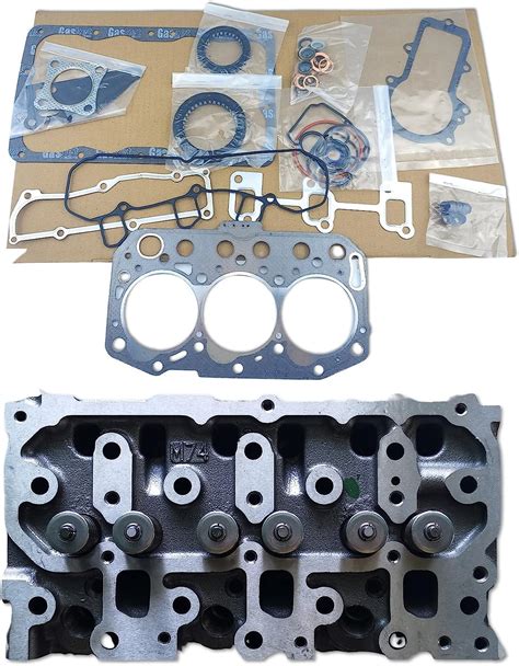 3TNM74 Cylinder Head+1 Set Full Gasket Kit FOR Yanmar 